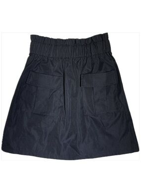 Kancy Kole Black High Rise Cargo Pocket Skirt